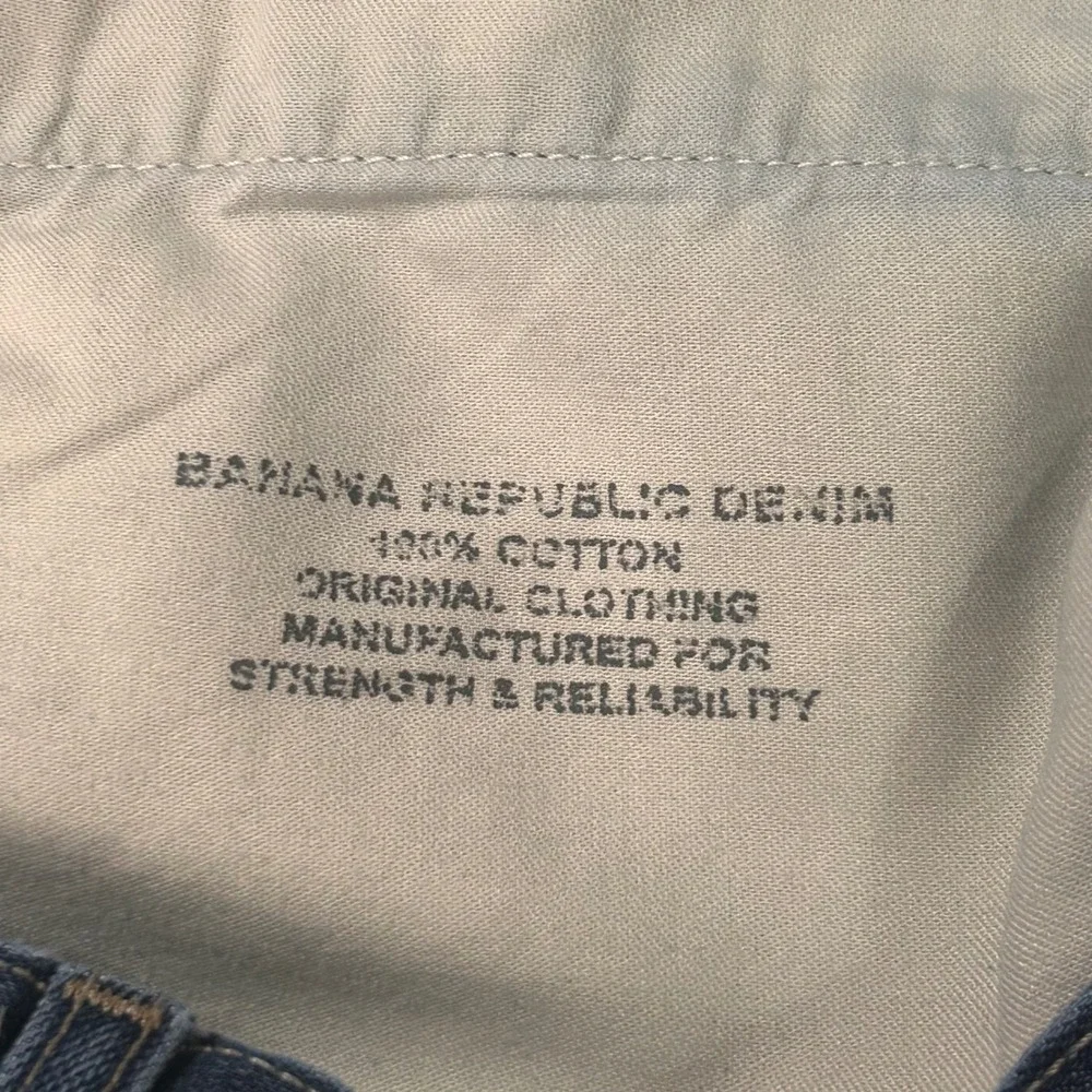 Banana Republic Jeans Classic Straight 36x32 Indigo‎ Blue Vintage Denim Mens